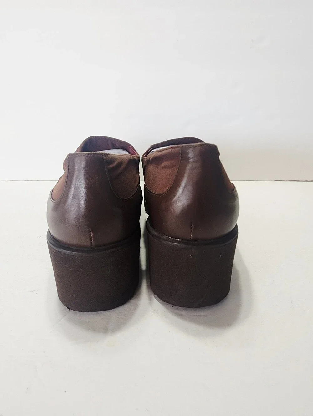 Donald J. Pliner Women's Brown Slip-On Platform Loafers Size 9N
